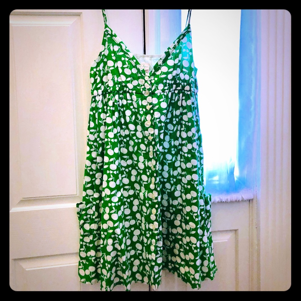 Aqua summer mini dress